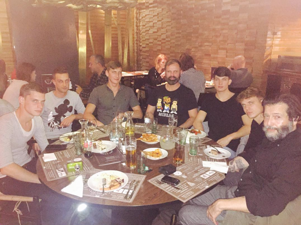 Dinner with Sam, Kolos Schilling & the boys of SAMtheagency in Budapest